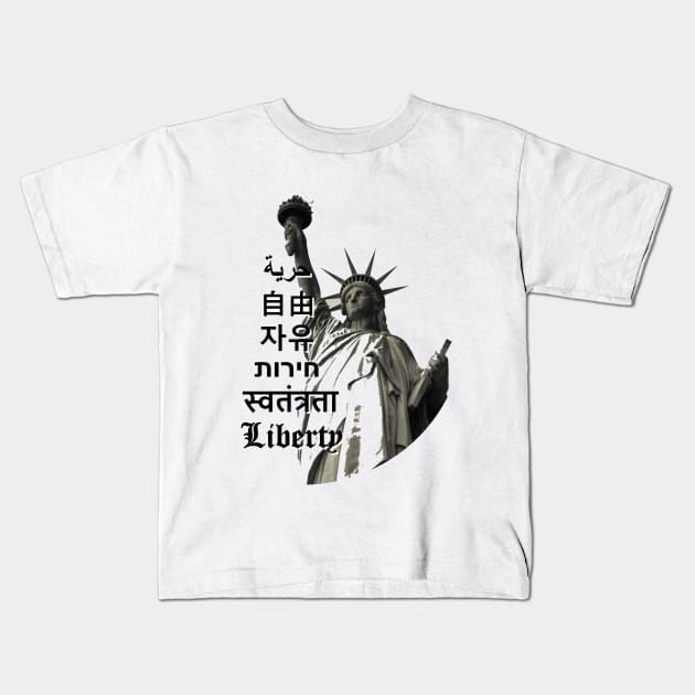 Liberty For All Kids T-Shirt by CANJ72